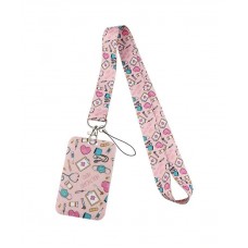 Lanyard Dentista Diente Cinta Colgante Portacredencial Rosado